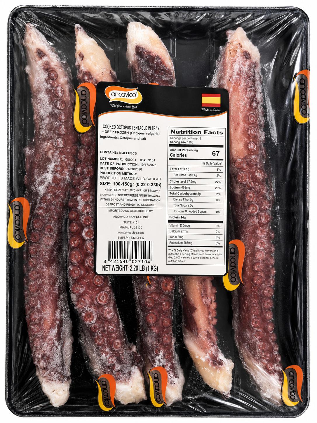 Cooked Octopus