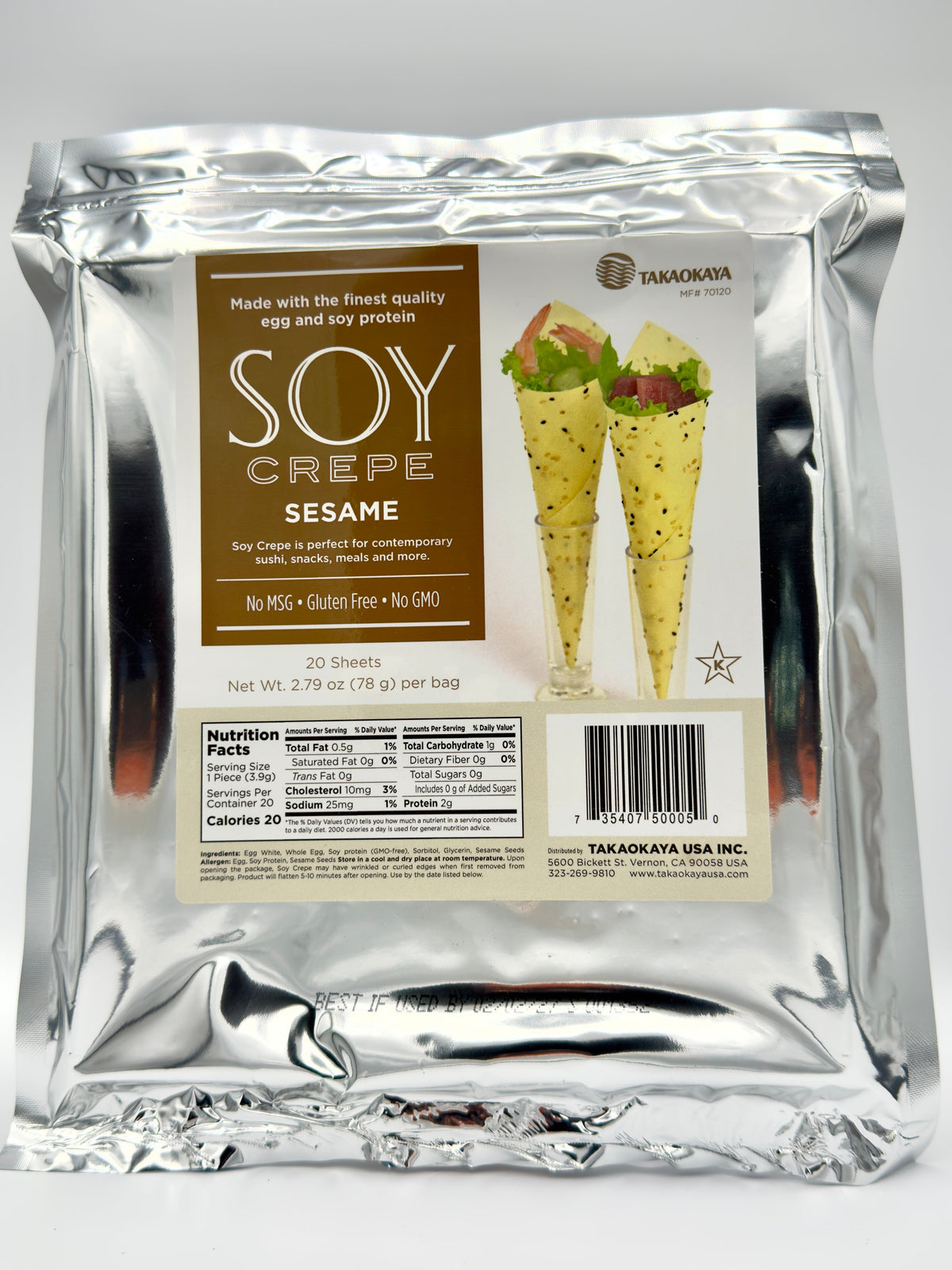 Soy Crepe Sesame
